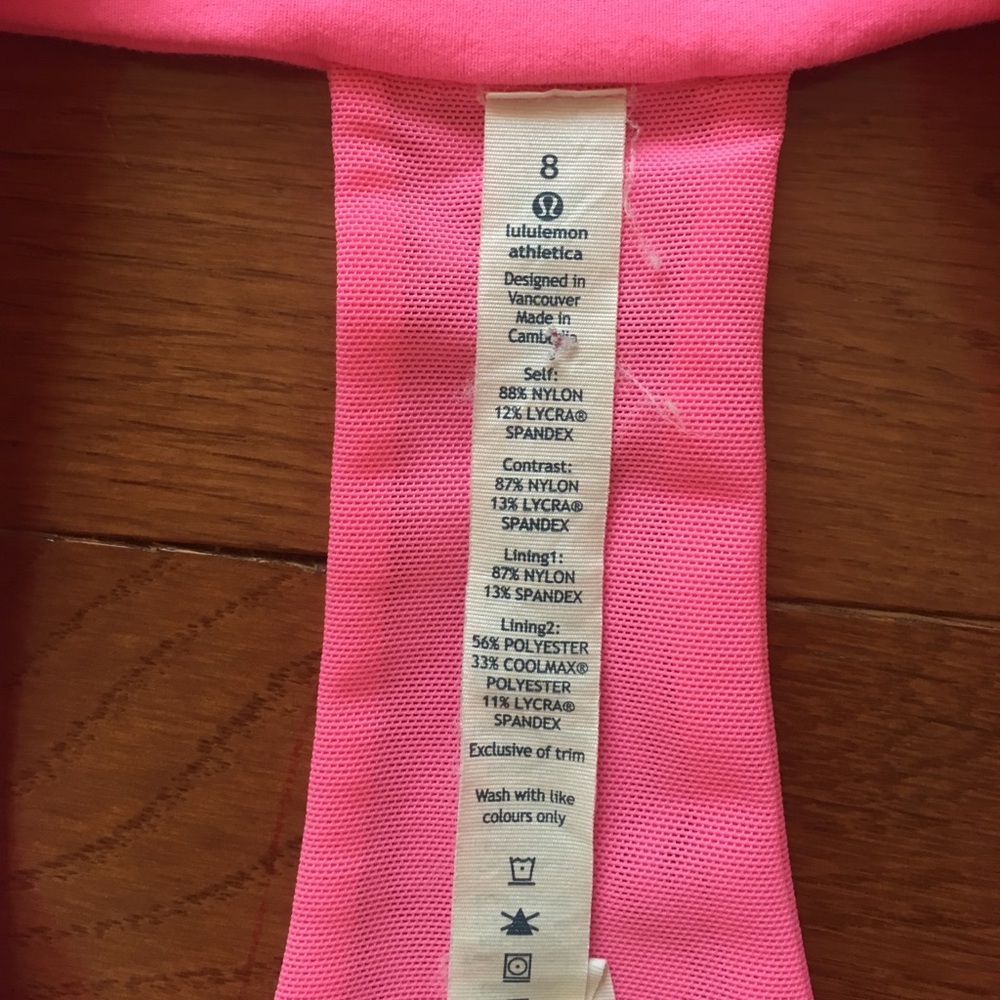 💗Lululemon Scoop Me Up Tank-Pink Zing Apex Stripe - Picture 6 of 9